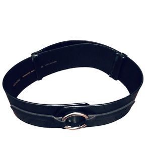 KENZIE | Black Wide Adjustable Belt | Sz. M